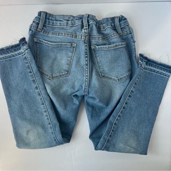 Girls GAP Denim Jeans - Super Skinny Ankle, Size 8, Star Sequin Detail - Picture 7 of 9